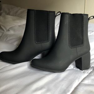 Matte Black Jeffery Campbell Clima Rain Boots